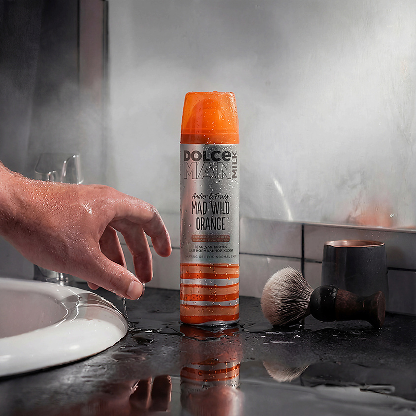 DOLCE MILK Гель для бритья для нормальной кожи Бедовый Апельсин Man Mad Wild Orange Shaving Gel – фото 3