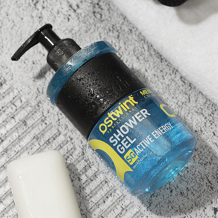 OSTWINT PROFESSIONAL Гель для душа мужской 01 Active Energy Shower Gel – фото 3