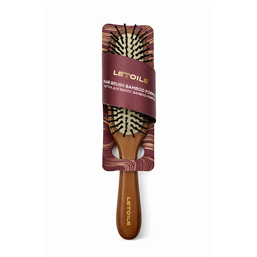 ЛЭТУАЛЬ Щётка для волос Letoile Hair Brush Bamboo Form № 4