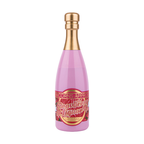 UNICORNS APPROVE Блеск для губ в форме бутылки клубничный ликер Strawberry Liquor Lip Gloss