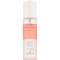 Двухфазный тонер-мист с ниацинамидом и пантенолом Ultra Collagen Dewy & Glow Mist