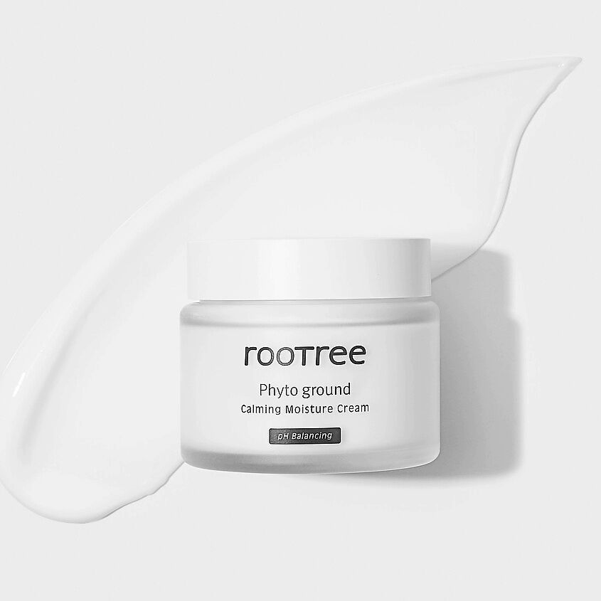 ROOTREE Крем для лица успокаивающий увлажняющий Calming Moisture Cream – фото 3