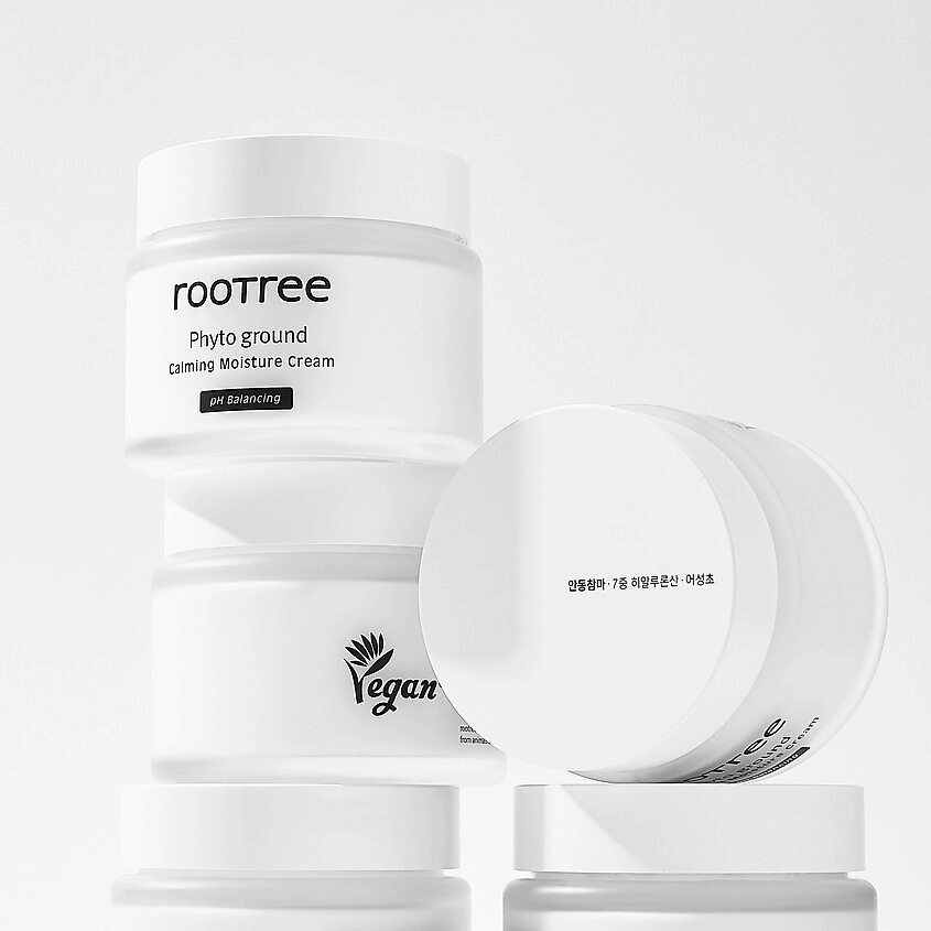 ROOTREE Крем для лица успокаивающий увлажняющий Calming Moisture Cream – фото 2