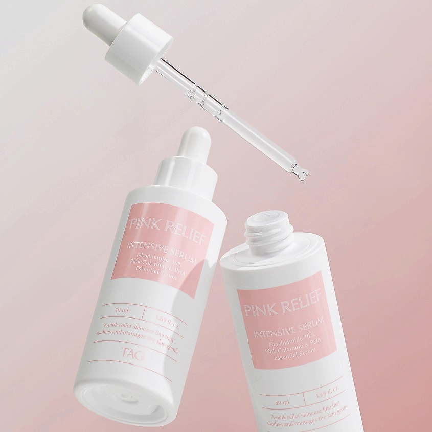 TAG Сыворотка для лица Интенсивная успокаивающая Pink Relief Intensive Serum – фото 3