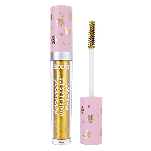 SODA Тушь для ресниц с блестками WAIFU GLITTER LASHES MASCARA #chooseyours