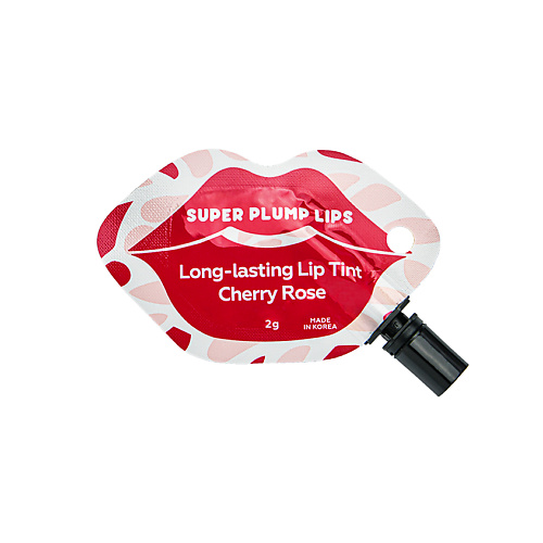 ЛЭТУАЛЬ Стойкий тинт-пигмент для губ SUPER PLUMP LIPS Long-lasting lip tint "Cherry Rose"
