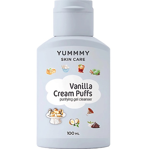 YUMMMY Гель для лица очищающий Vanilla Cream Puffs 100
