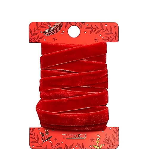 TWINKLE Декоративная лента для упаковки RED