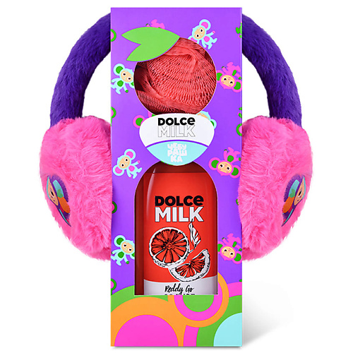 DOLCE MILK Набор 298 с плюшевыми наушниками Чебурашка