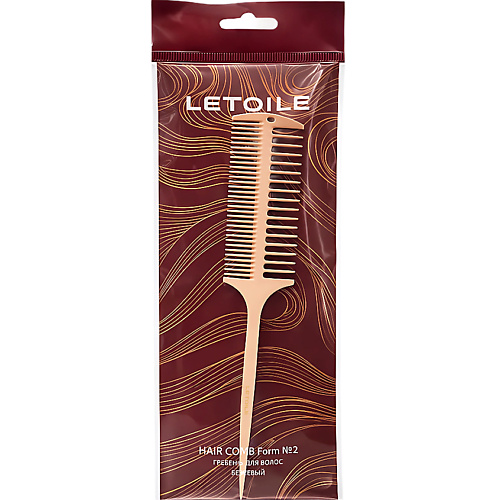 ЛЭТУАЛЬ Гребень для волос Letoile Hair Comb Form № 2