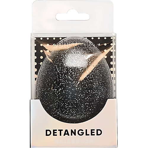 ЛЭТУАЛЬ SOPHISTICATED Щётка для волос EGG BLACK GLITTER