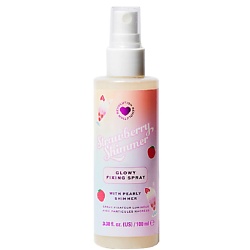Спрей для фиксации макияжа Milkshake Strawberry Simmer Glowy Fixing Spray