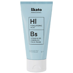 Маска для лица увлажняющая с гиалуроновой кислотой и витамином В5 Hyaluronic Acid And Vitamin B5 Complex Face Mask
