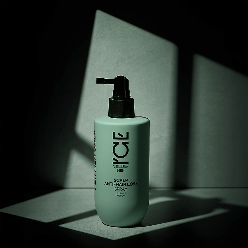 ICE BY NATURA SIBERICA Спрей-тоник против выпадения волос Men Scalp Anti Hair Loss Spray – фото 4