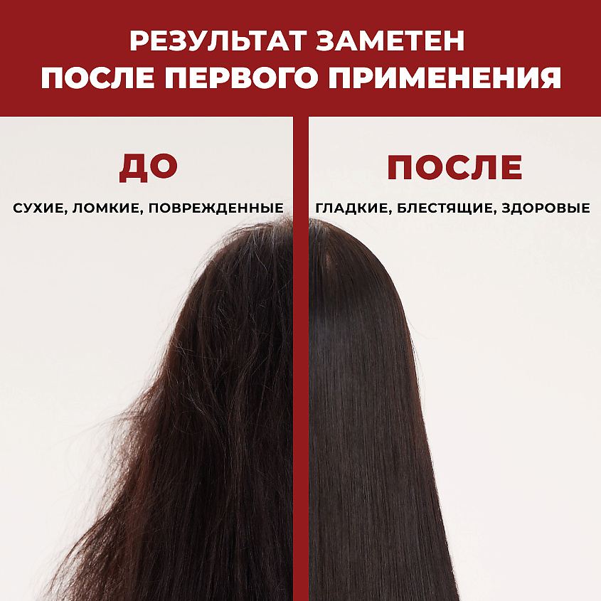 ЛОШАДИНАЯ СИЛА Маска Тающая питательная для волос с вытяжкой из перца и гиалуроновой кислотой, от выпадения и для роста волос – фото 7