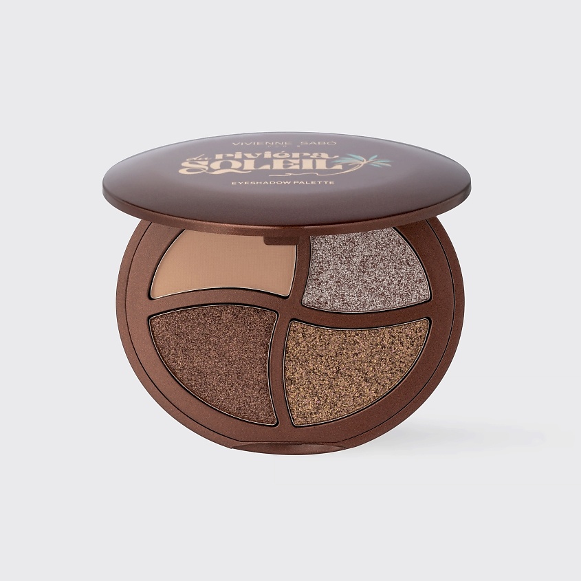 VIVIENNE SABO Палетка теней для глаз матовые и шиммерные оттенки Riviera du Soleil Eyeshadow Palette – фото 11