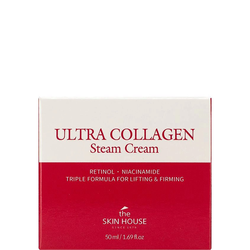THE SKIN HOUSE Ультраколлагеновый паровой крем с ретинолом и ниацинамидом Ultra Collagen Steam Cream Triple Formula & Firming – фото 2