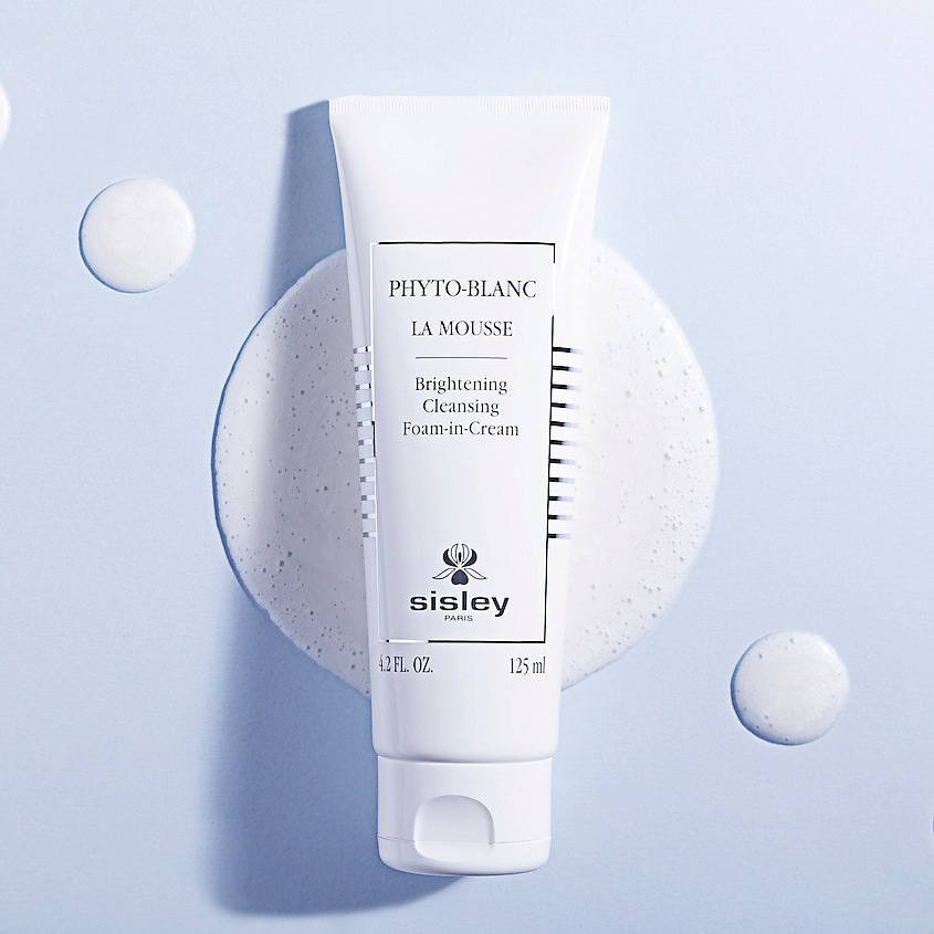 SISLEY Осветляющий очищающий мусс выравнивающий тон кожи Phyto-Blanc Brightening Cleansing Foam-in-Cream – фото 3