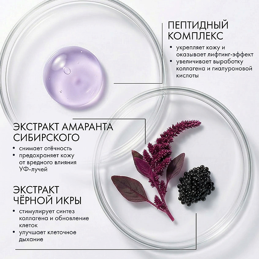 NATURA SIBERICA Сыворотка-филлер от морщин Royal Caviar Anti-age – фото 5