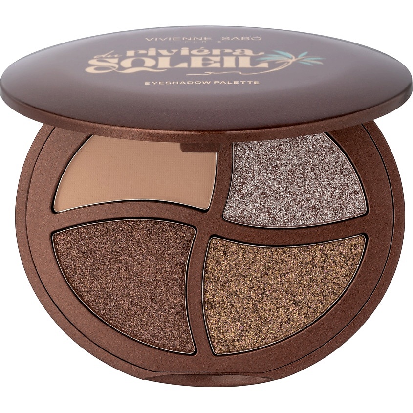 VIVIENNE SABO Палетка теней для глаз матовые и шиммерные оттенки Riviera du Soleil Eyeshadow Palette – фото 3