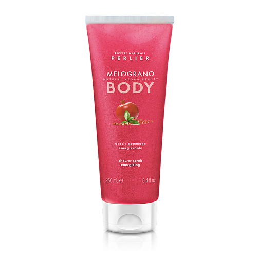 PERLIER Скраб для тела для душа освежающий с гранатом Shower Scrub Energizing 250