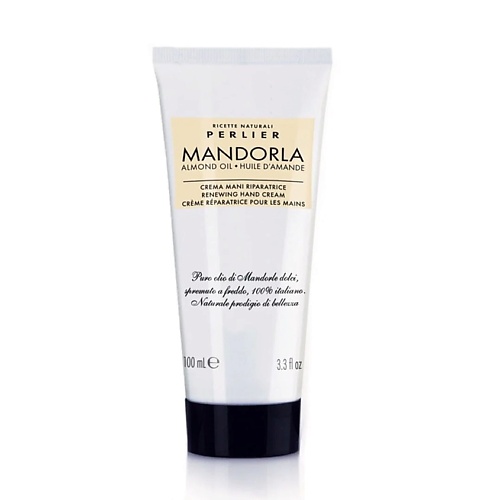 PERLIER Крем для рук обновляющий с миндалем Mandorla Almond Oil Renewing Hand Cream 100