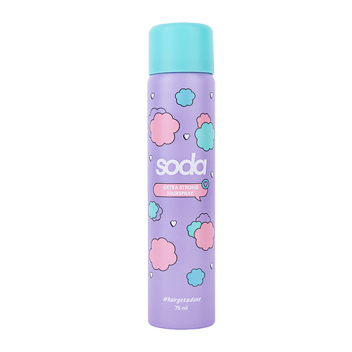 SODA Лак для волос экстрасильной фиксации Extra Strong Hairspray #hairgetsdone 75