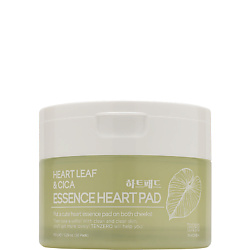 Увлажняющие пэды с пантенолом и экстрактом центеллы азиатской Essence Heart Pad Heart Leaf & Cica