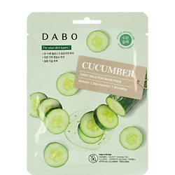 Маска тканевая для лица с экстрактом огурца Cucumber First Solution Mask Pack