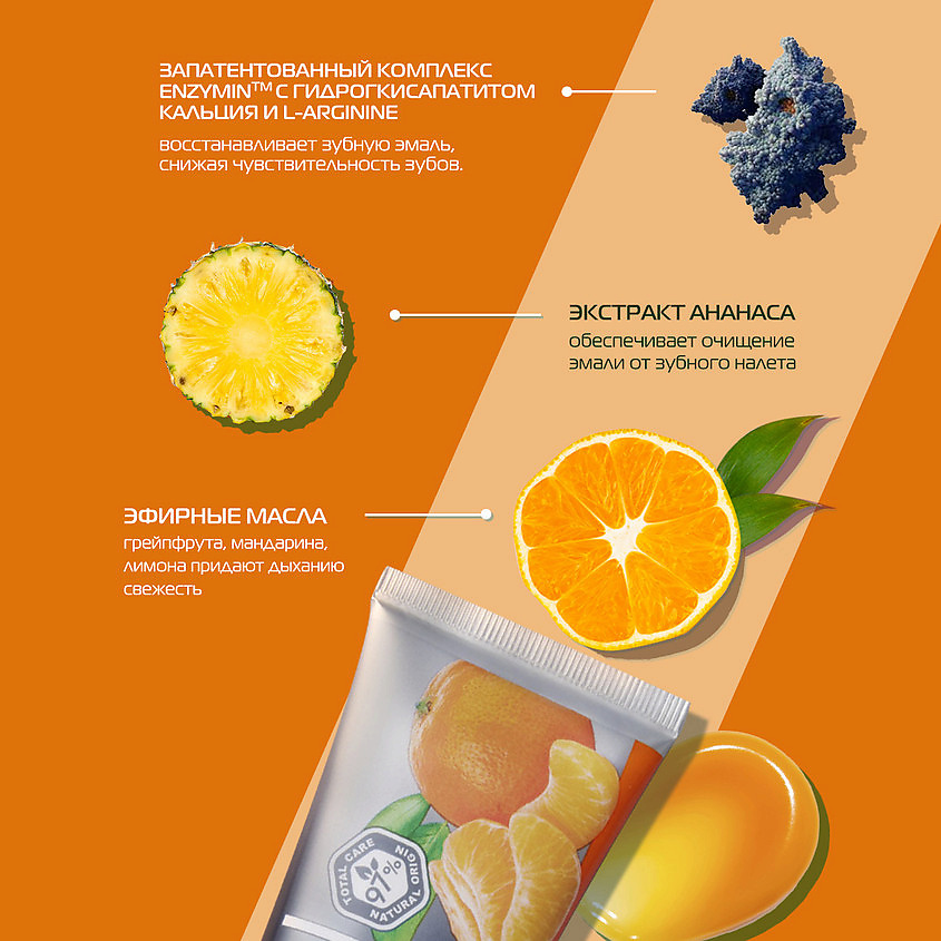 BIOMED Комплексная зубная паста "Цитрус Фреш" Citrus Fresh – фото 4