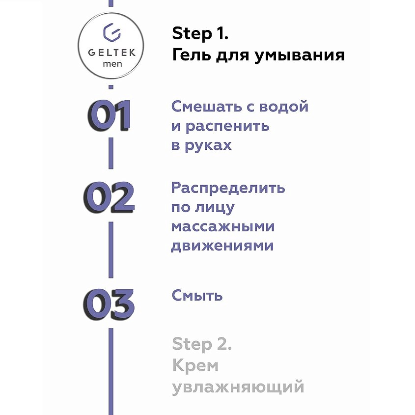 ГЕЛЬТЕК Гель для умывания Men – фото 3