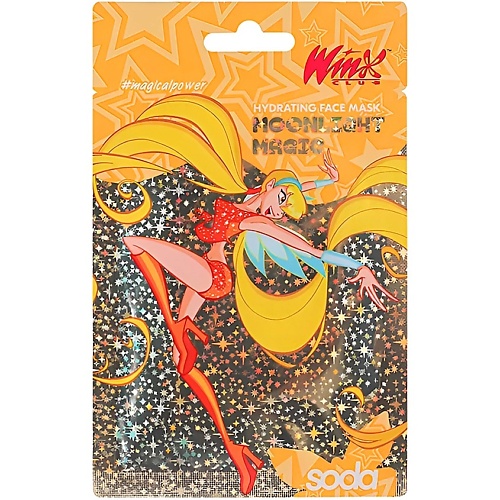 SODA Маска для лица увлажняющая Moonlight Magic #magicalpower. Коллекция Winx 28