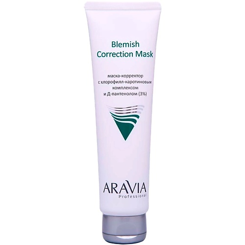 ARAVIA PROFESSIONAL Маска-корректор против несовершенств с хлорофилл-каротиновым комплексом и Д-пантенолом (3%) Blemish Correction Mask 100