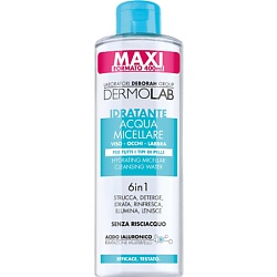 DEBORAH Мицеллярная вода для очищения увлажняющая 6 в 1 Dermolab Moisturizing Micellar Cleansing Water 6 in 1
