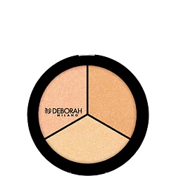 Палетка хайлайтеров для лица Trio Highlighter Palette