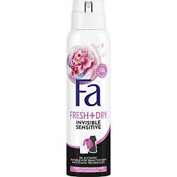 Дезодорант-спрей для тела Инвизибл Сенситив Fresh + Dry