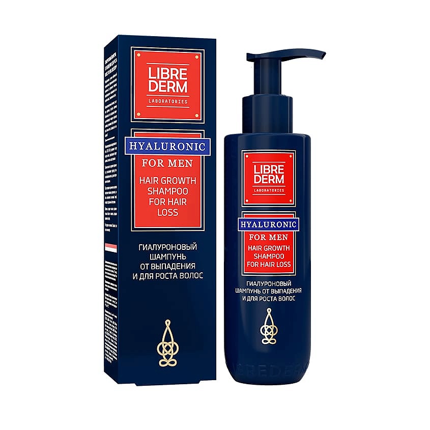 LIBREDERM Шампунь гиалуроновый от выпадения и для роста волос Hyaluronic Hair Growth Shampoo for Hair Loss for Men – фото 2
