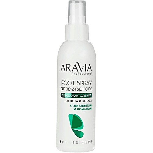 ARAVIA PROFESSIONAL Дезодорант для ног от пота и запаха с эвкалиптом и лимоном Foot Spray Antiperspirant 150