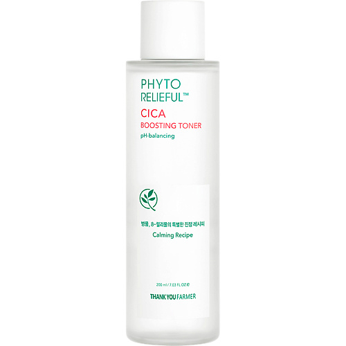 THANK YOU FARMER Тонер для лица с центеллой азиатской Phyto Relieful Cica Booster Toner 200