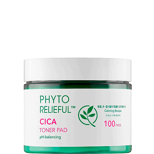 THANK YOU FARMER Диски для лица успокаивающие с центеллой азиатской Phyto Relieful Cica Toner Pad