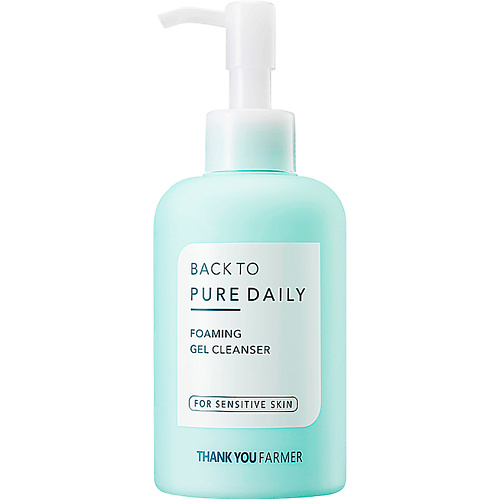 THANK YOU FARMER Гель очищающий для лица для ежедневного применения Back to Pure Daily Foaming Gel Cleanser 200