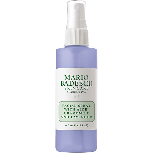 MARIO BADESCU Спрей для лица с экстрактом алоэ ромашки и лаванды Facial Spray With Aloe Chamomile And Lavender 118