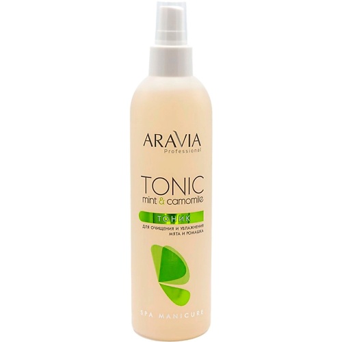 ARAVIA PROFESSIONAL Тоник для очищения и увлажнения кожи Spa Manicure Tonic Mint & Camomile 300