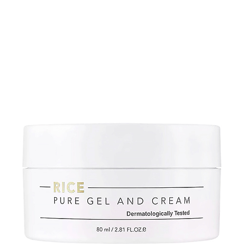 THANK YOU FARMER Крем-гель для лица Rice Pure Gel and Cream 80