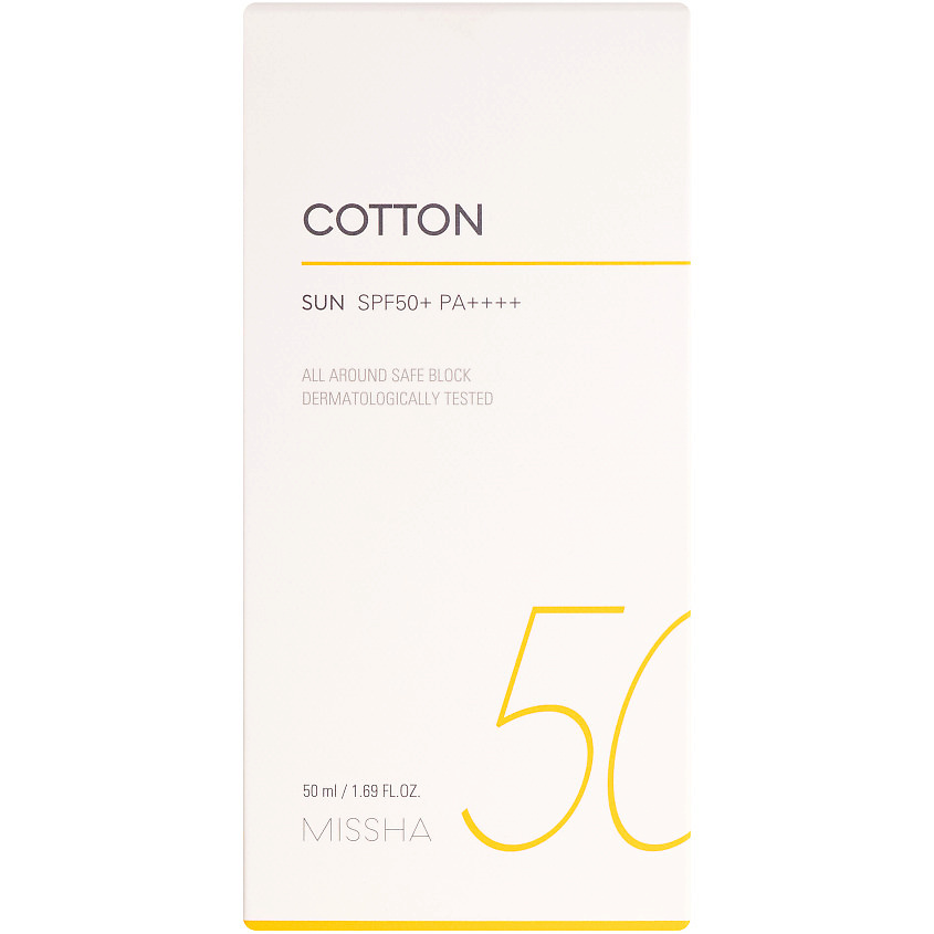 MISSHA Солнцезащитный крем с матирующим эффектом Cotton – фото 2