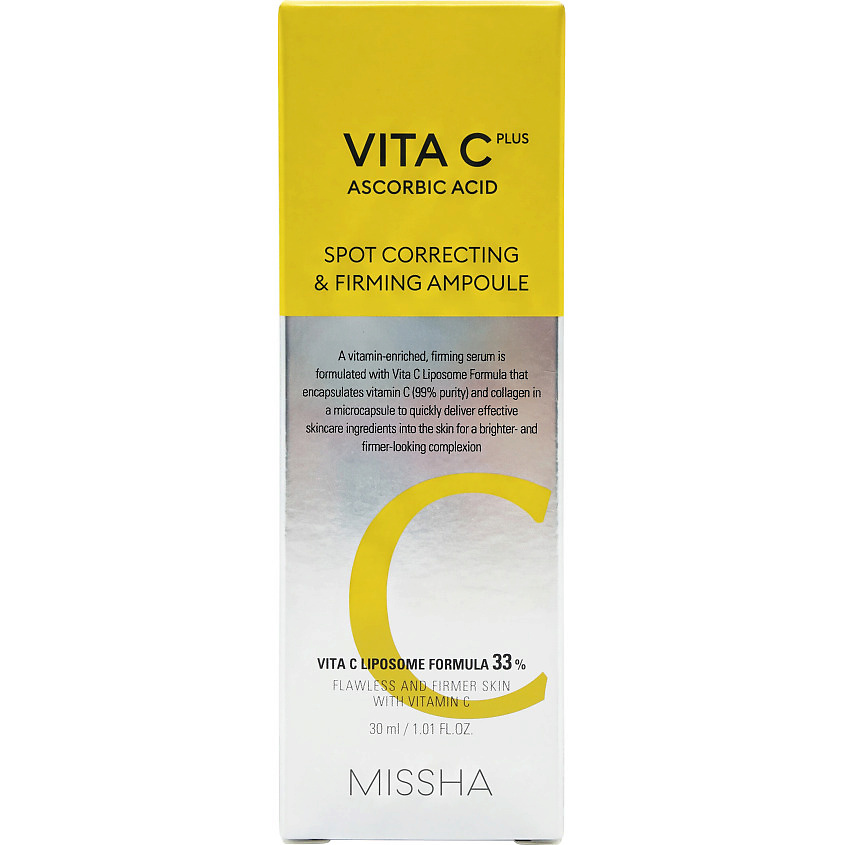 MISSHA Сыворотка для сияния кожи с витамином С Vita C+ – фото 3