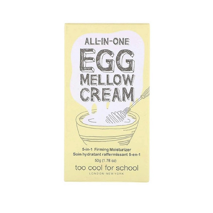 TOO COOL FOR SCHOOL Крем для лица смягчающий Egg Mellow – фото 2