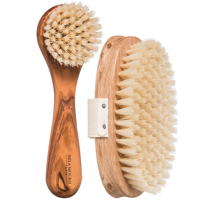 MILA MOURSI Щетка для сухого массажа, улучшающая цвет лица Mila Moursi Complexion Brush – фото 3