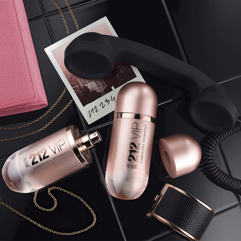 CAROLINA HERRERA 212 Vip Rosé, Парфюмерная вода, спрей 50 мл – фото 6