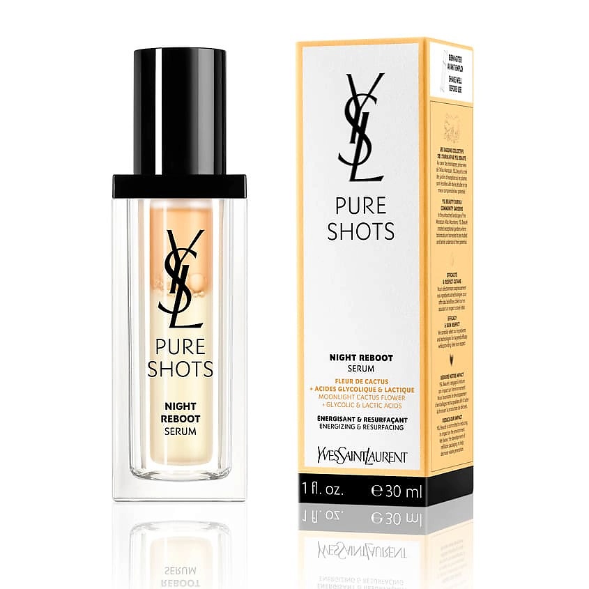 YVES SAINT LAURENT Сыворотка для лица, улучшающая тон лица Night Rebbot – фото 3